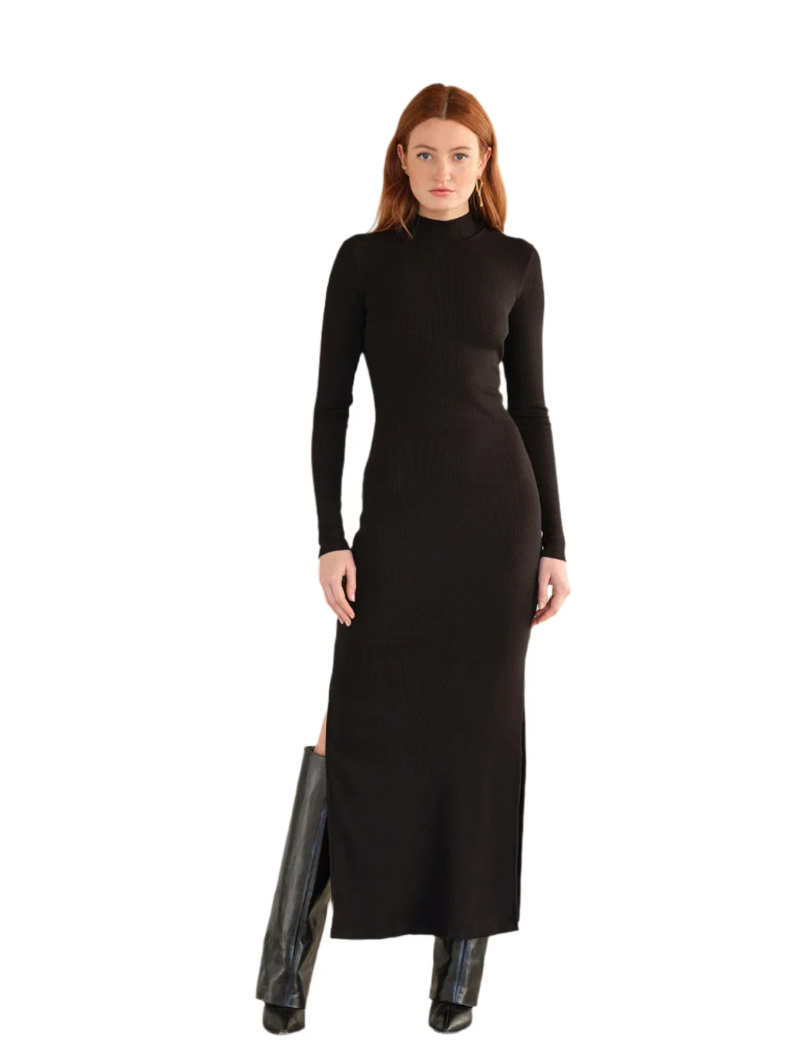 MYLES PRICE LS Mockneck LuxRib Dress