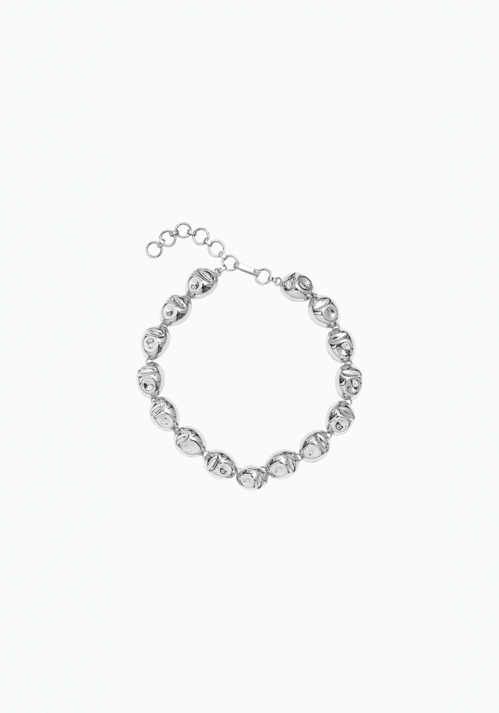 MONICA SORDO Puerto Single Necklace in Silver