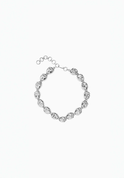 MONICA SORDO Puerto Single Necklace in Silver