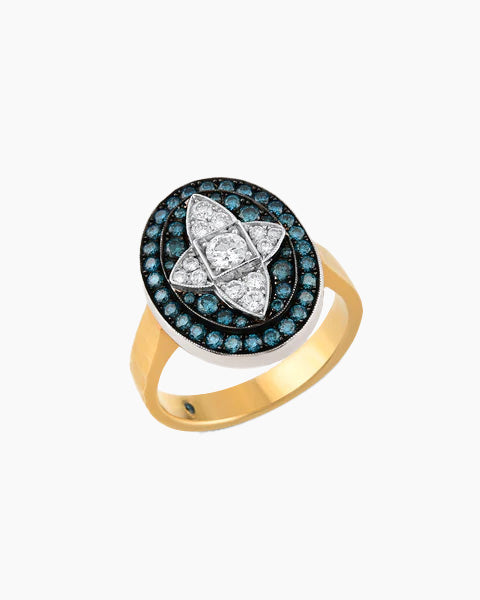 MIREL Star Crossed Ring (Blue Diamond)