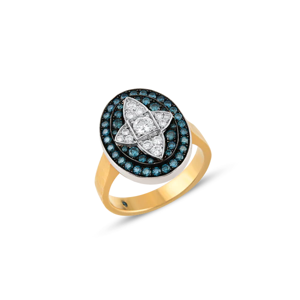 MIREL Star Crossed Ring (Blue Diamond)