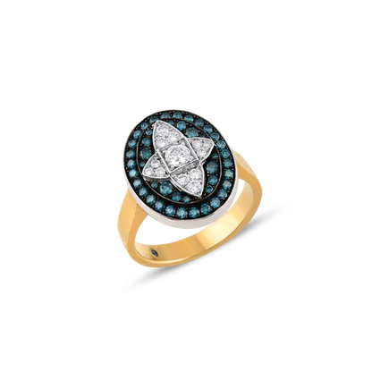 MIREL Star Crossed Ring (Blue Diamond)