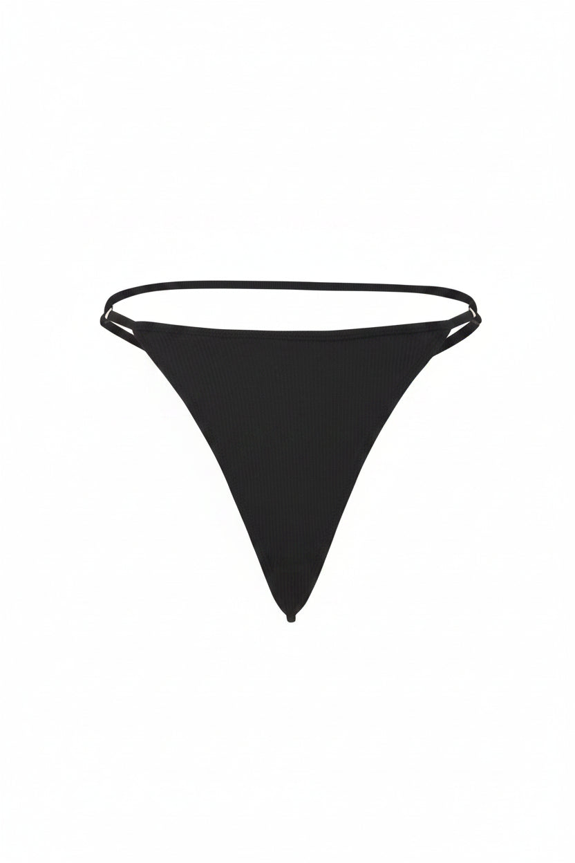 ANDREADAMO Ribbed Jersey String Thong