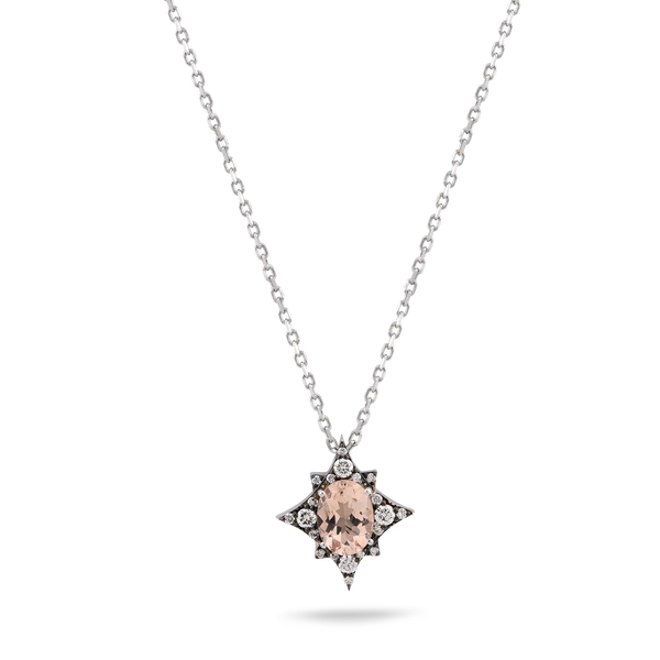 MIREL The Star of Nyx Pendant (Morganite)