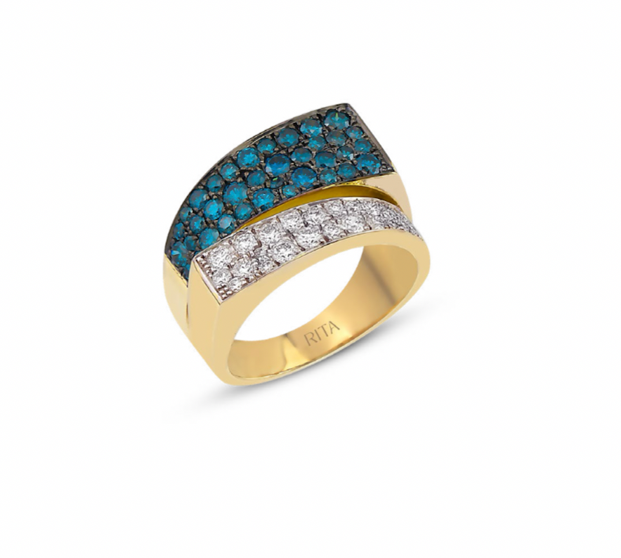 RITA JEWELRY Blue Sorella Ring