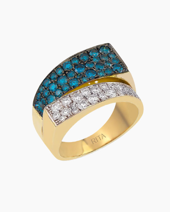 RITA JEWELRY Blue Sorella Ring