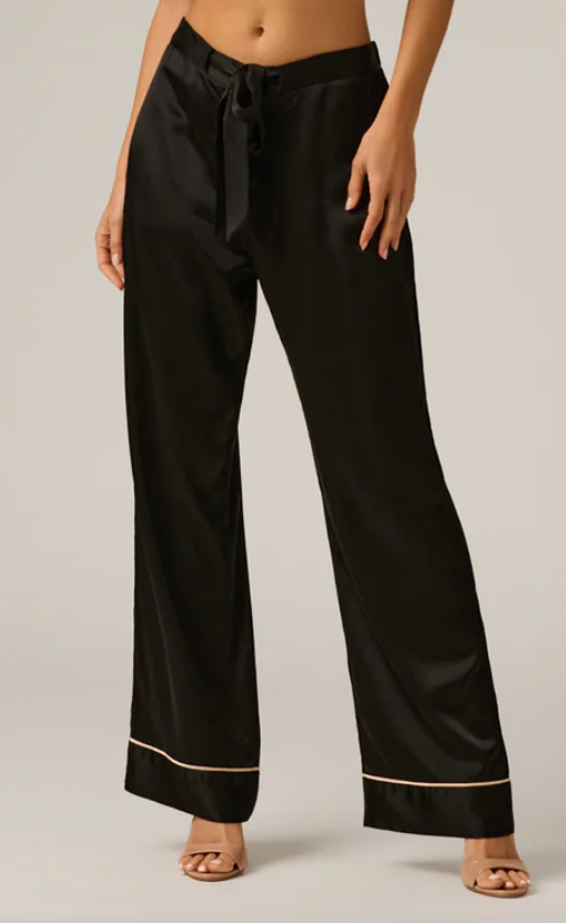 KIKI DE MONTPARNASSE Silk Lounge Tie Up Pant