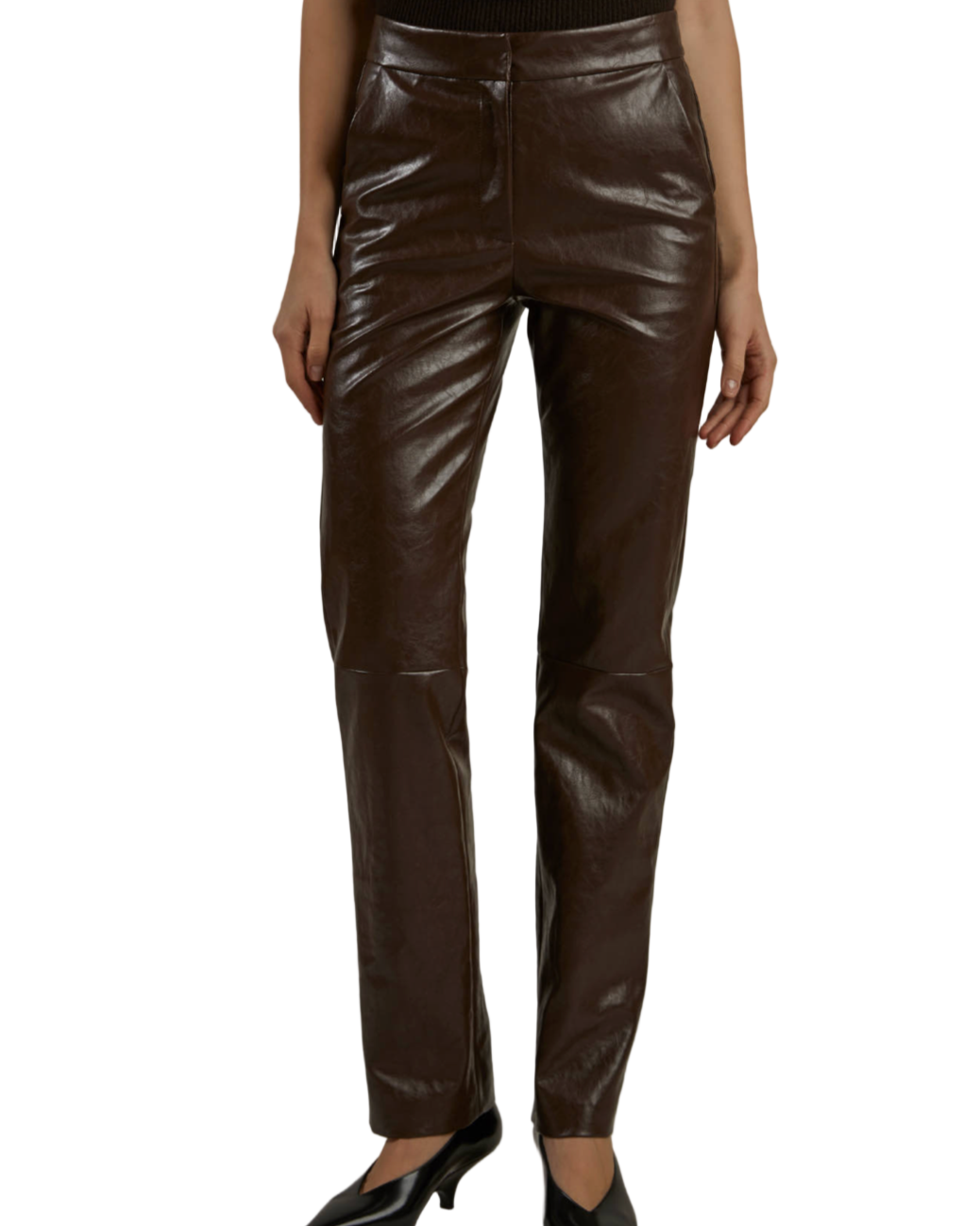 FEDERICA TOSI Pantalone Pelle Metalo