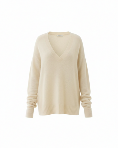 MAJESTIC FILATURES Long Sleeve V-Neck Sweater