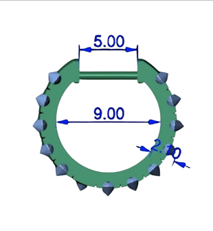 LUMENIRI The Eve Culet Huggie