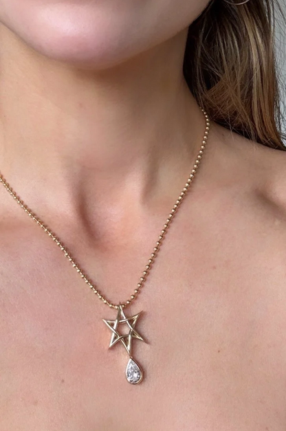 HANNAH POLSKIN STUDIO Magen David Pendant in Gold