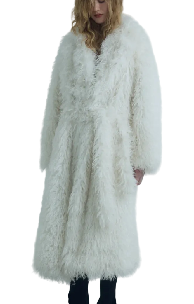 DROP EDITION Faux Fur Coat