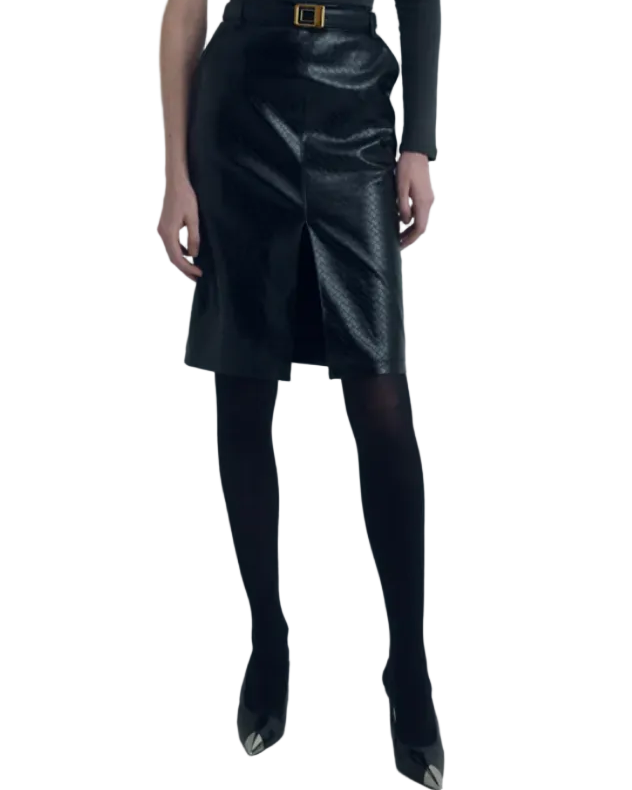 DROP EDITION Midi Skirt with Belt