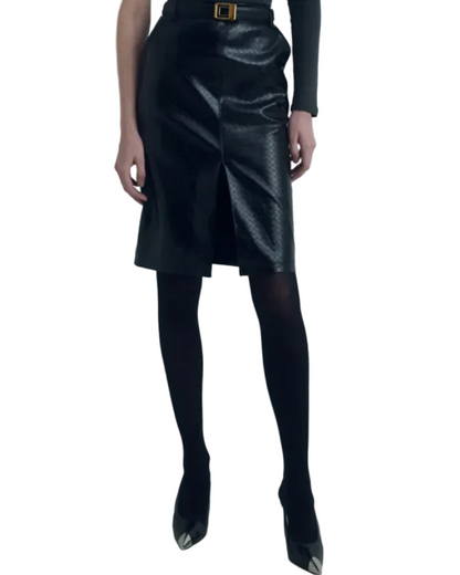 DROP EDITION Midi Skirt with Belt