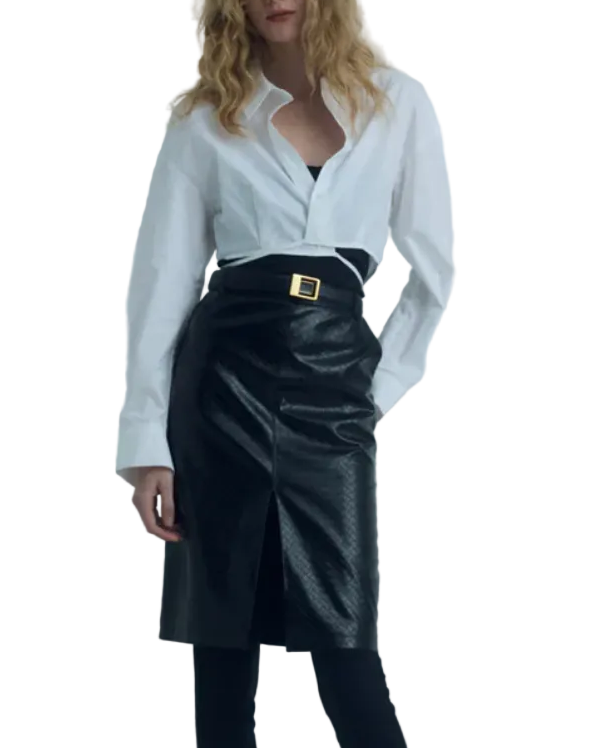 DROP EDITION Cropped Blouse