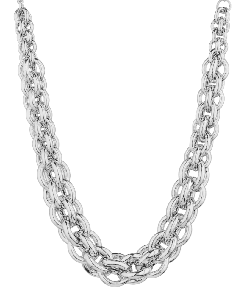 FEDERICA TOSI Lace Christy Necklace Silver