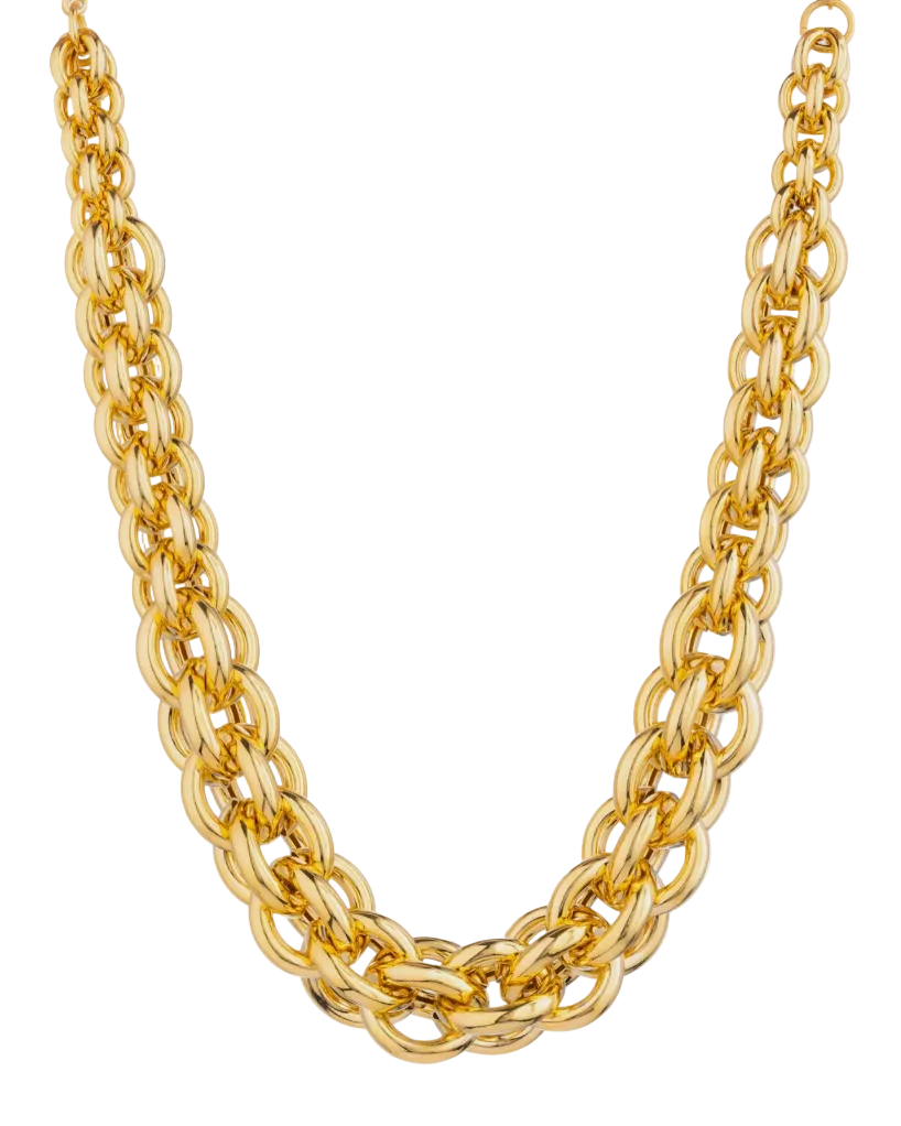 FEDERICA TOSI Lace Christy Necklace Gold