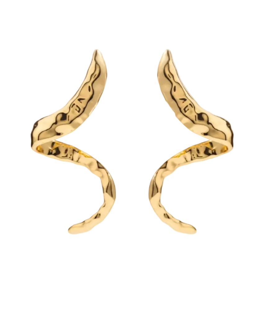 FEDERICA TOSI Snake Earring Gold