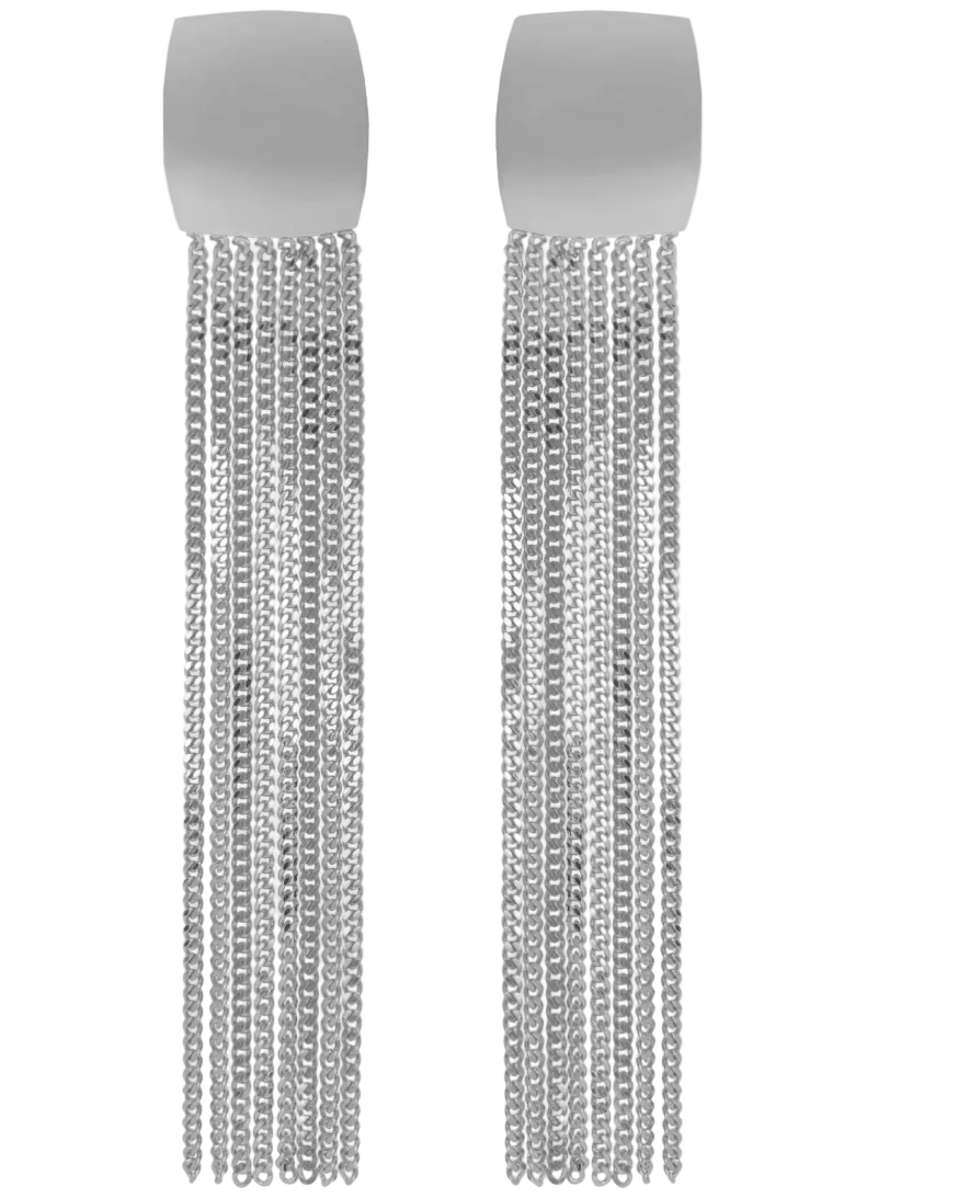 FEDERICA TOSI Julie Long Earring Silver