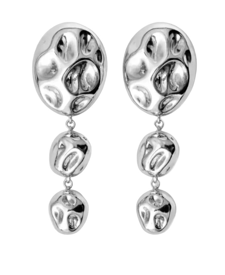 FEDERICA TOSI Stone Earring Silver