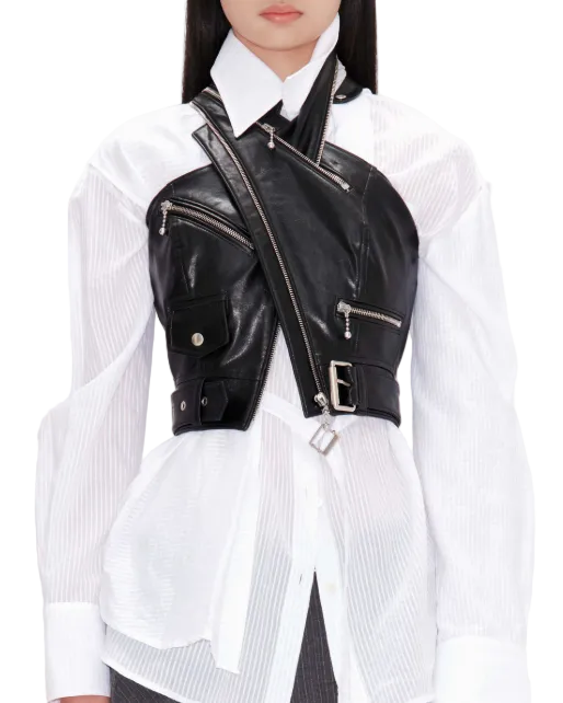 GRACE ELWOOD Biker Halter Top