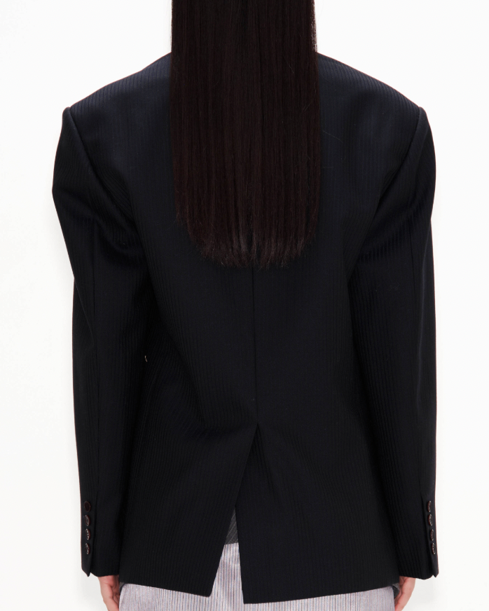 GRACE ELWOOD Pierced Tie Blazer