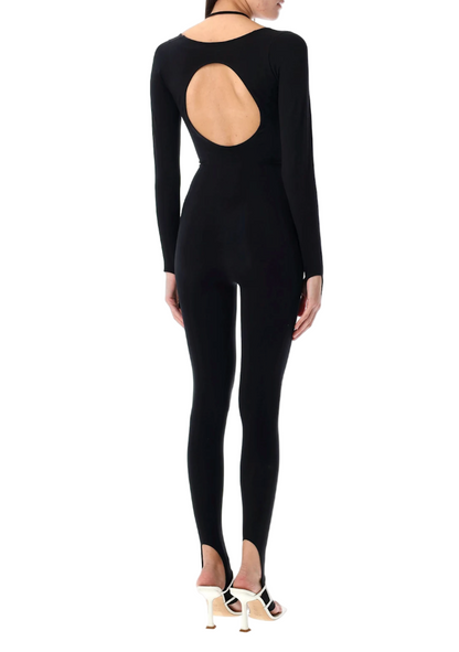 ANDREADAMO Sculpting Jersey Cut-out Jumpsuit
