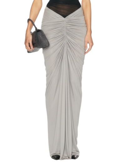 ATLEIN Ruched Pocket Long Skirt