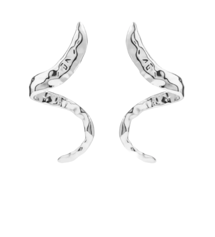 FEDERICA TOSI Snake Earring Silver