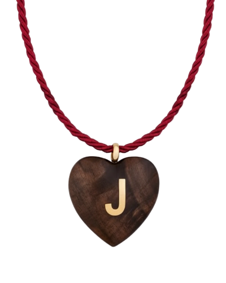 BEI TESORI Large Rosewood Heart
