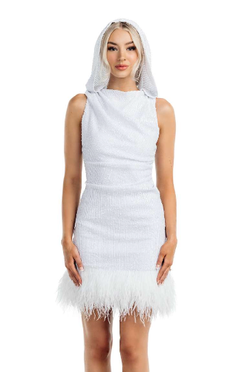 AMANI SAAB Aleen Sequin Dress