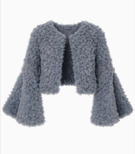 AMANI SAAB Cropped Tulle Jacket