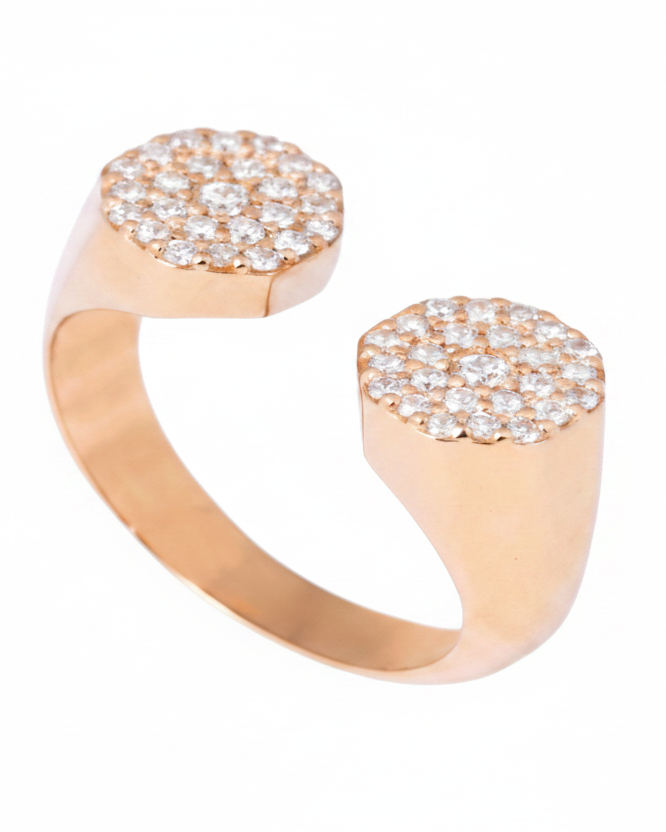TALES OF STONES Diamond Roi Opened Ring