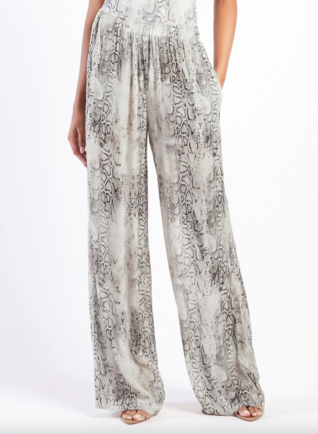 FEDERICA TOSI Draped Python Pants