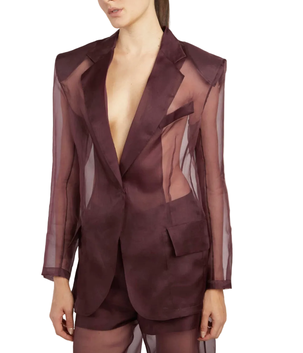 FEDERICA TOSI Organza Blazer