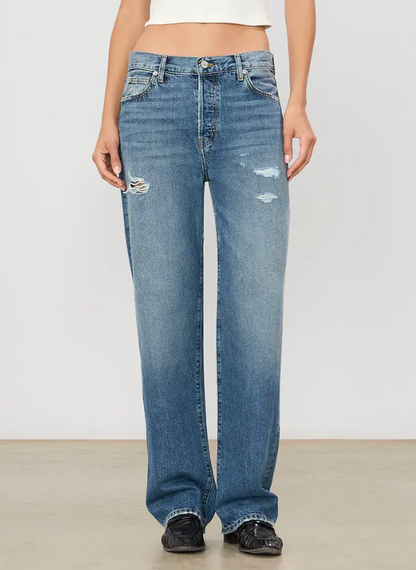 ETERNE Saint Dark Wash Boyfriend Jeans