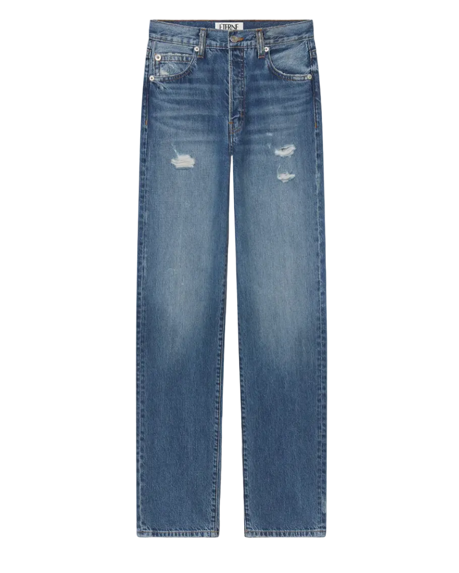 ETERNE Saint Dark Wash Boyfriend Jeans