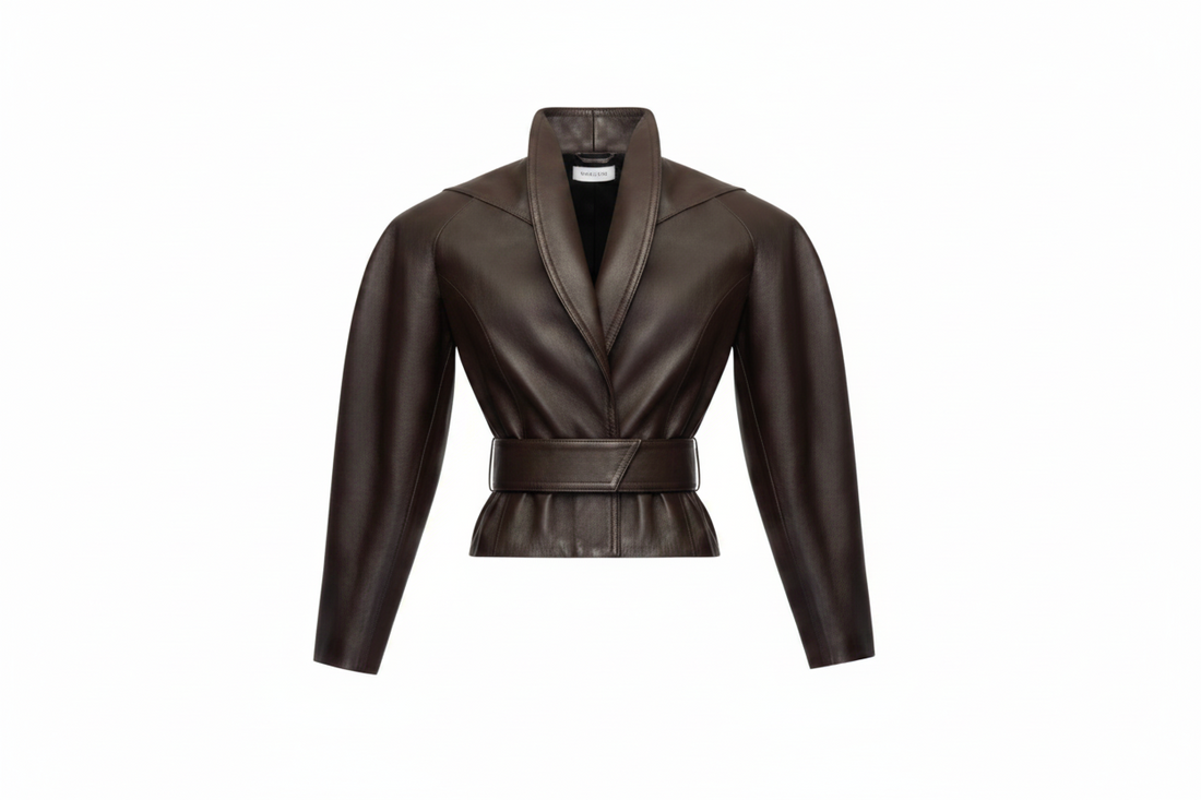 SITUATIONIST Brown Moto Jacket