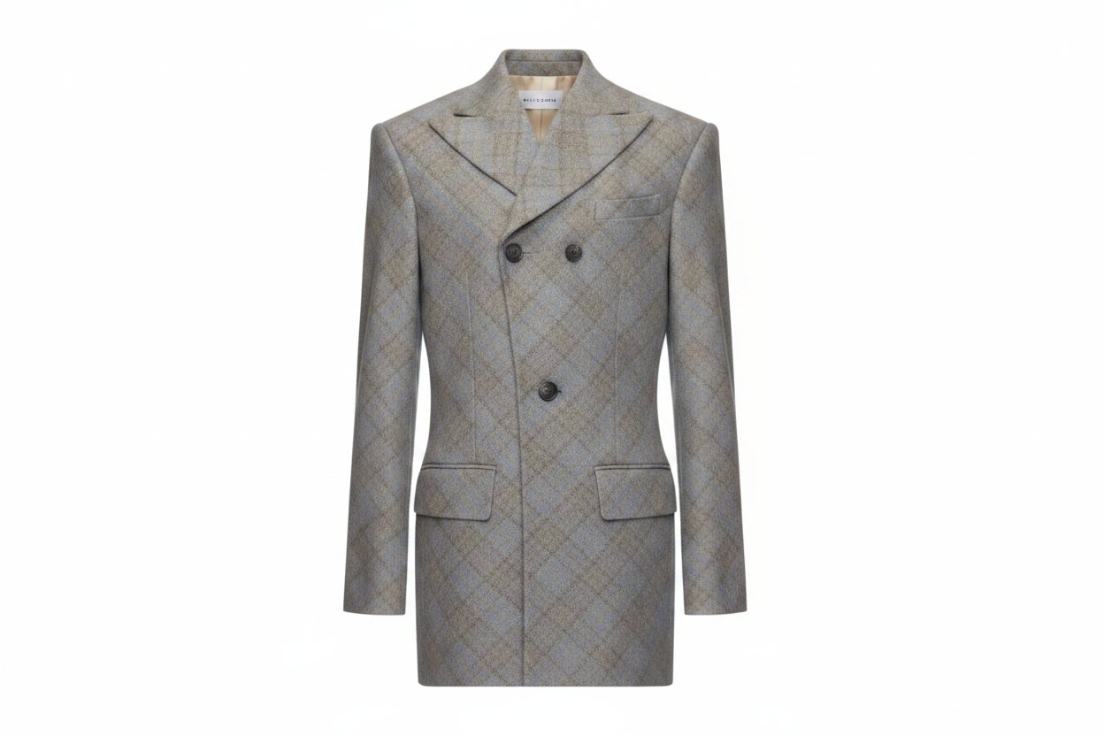 SITUATIONIST Houndstooth Grey Coat