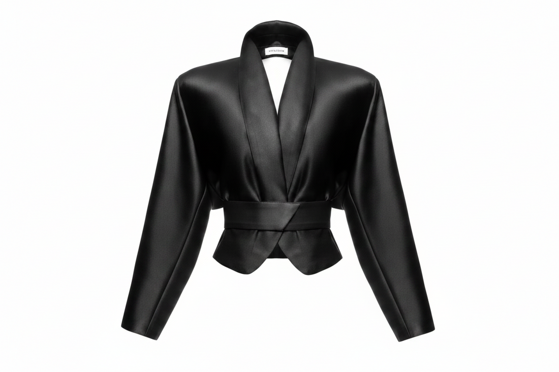 SITUATIONIST Black Cropped Jacket
