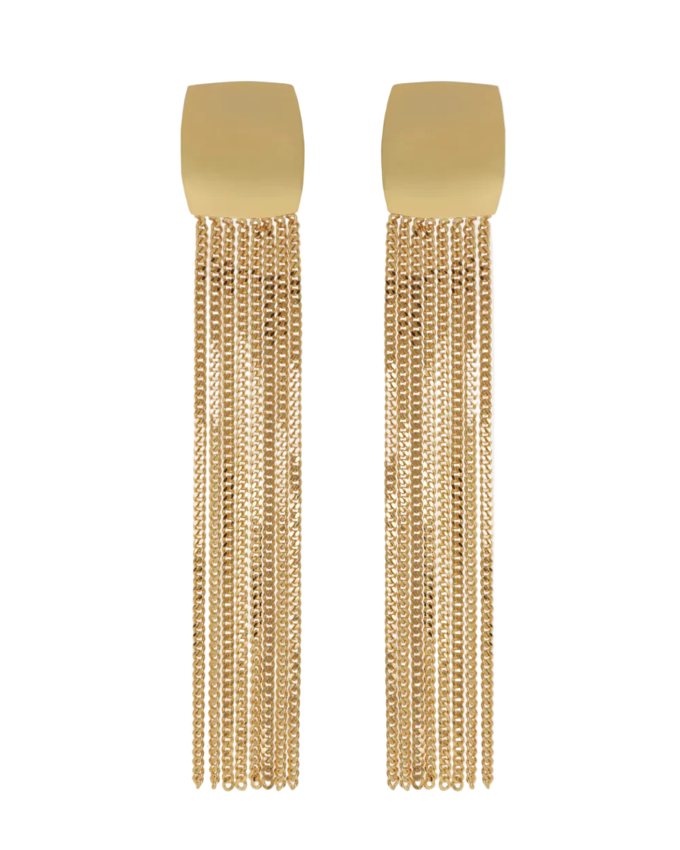 FEDERICA TOSI Julie Long Earring Gold