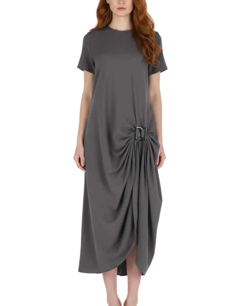 BONBOM Yoonchae Midi Pierced Dress