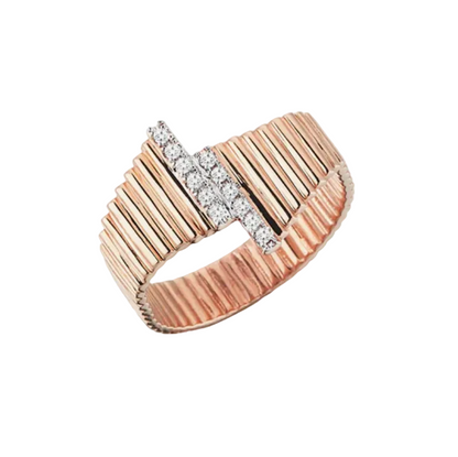HER STORY Round Stalactite Ring