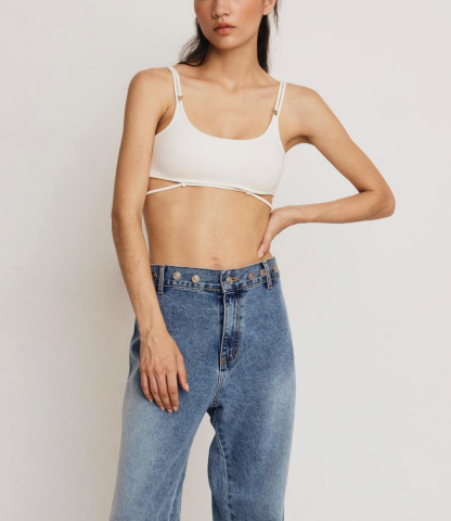 DROP EDITION Ribbed Strap Bra