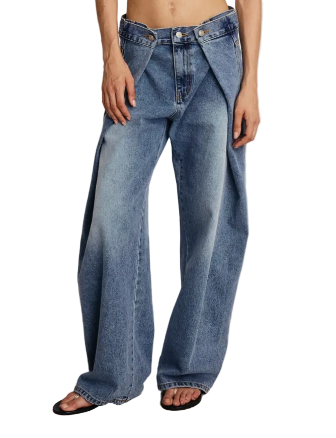 DROP EDITION Adjustable Bleu Jeans