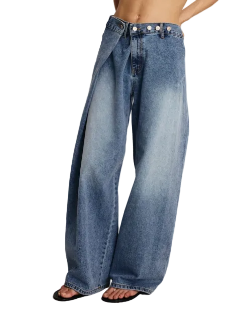 DROP EDITION Adjustable Bleu Jeans