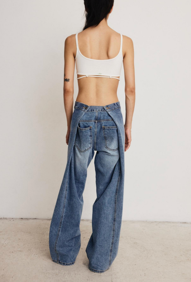 DROP EDITION Adjustable Bleu Jeans