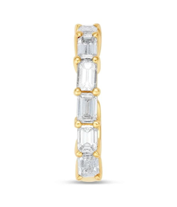 ELYZIAN East-West Baguette Diamond Ear Cuff