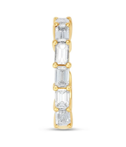 ELYZIAN East-West Baguette Diamond Ear Cuff