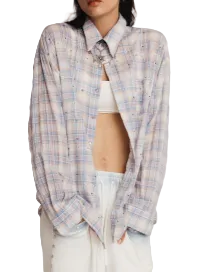 DROP EDITION The Embellished Checkered Shirt